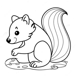 Skunk Malarbild 34212-18232