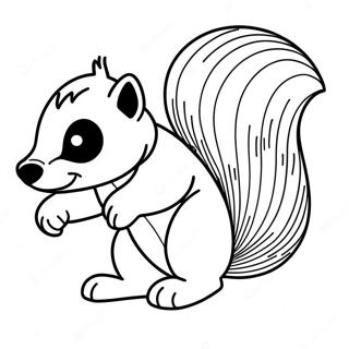 Skunk Malarbild 34212-28431