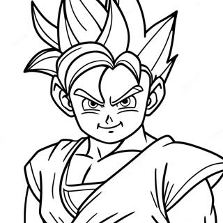 Goten I Super Saiyan Form Malarbild 34283-28491