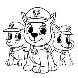 Halloween Paw Patrol Farglaggningssida 3429-2787