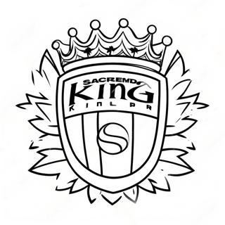 Sacramento Kings Logotyp Malarbild 34323-28597