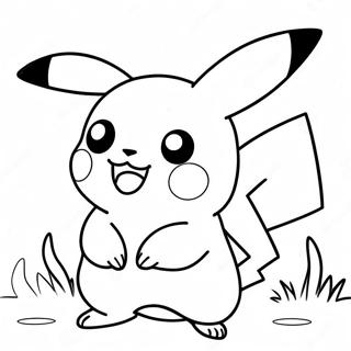 Bedarande Pikachu Malarbild 34333-28608