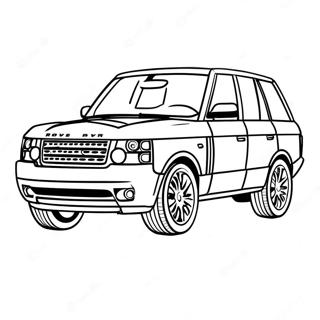 Lyxig Range Rover Farglaggningssida 34413-28670