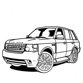 Lyxig Range Rover Farglaggningssida 34413-28672