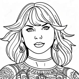 Taylor Swift Reputation Malarbild 3509-2850