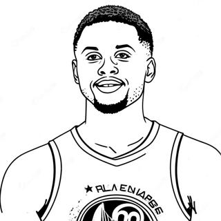 Steph Curry Malarbild 351-283