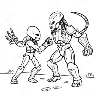 Alien Vs Predator Stridsscen Farglaggningssida 35213-29302