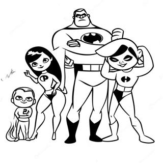 Incredibles 2 Familj Malarbild 35333-29399