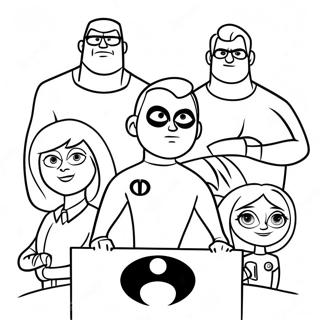 Incredibles 2 Familj Malarbild 35333-29400