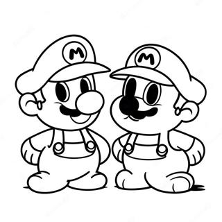 Cappy Och Mario Aventyr Malarbild 3540-2877