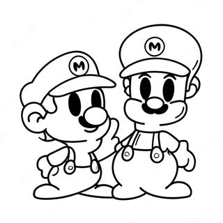 Cappy Och Mario Aventyr Malarbild 3540-2878