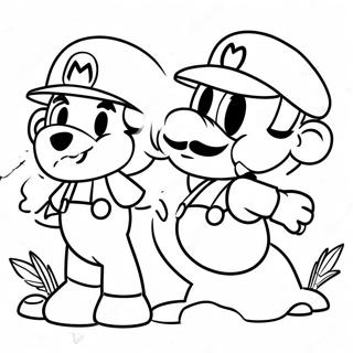 Cappy Och Mario Aventyr Malarbild 3540-2880