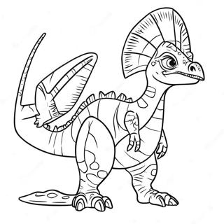 Dilophosaurus Malarbild 35443-29487