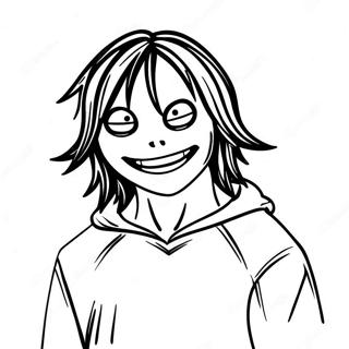 Skrammande Jeff The Killer Malarbild 35674-29673