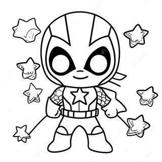 Chibi Marvel Målarbilder