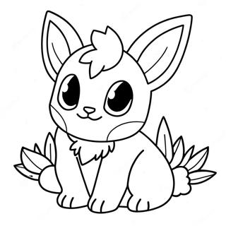 Leafeon Malarbild 36093-30106