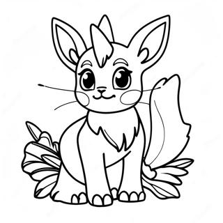 Leafeon Malarbild 36093-30107