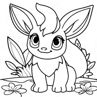 Leafeon Malarbild 36093-30108