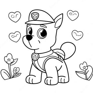 Paw Patrol Alla Hjartans Dag Farglaggningssida 36203-30198