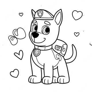 Paw Patrol Alla Hjartans Dag Farglaggningssida 36203-30200