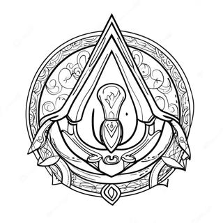 Assassins Creed Logotyp Malarbild 36263-30252