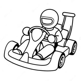 Go Kart Racing Scen Malarbild 36283-30255