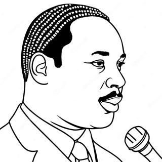 Martin Luther King Jr Inspirerande Tal Malarbild 36294-30270