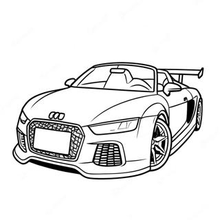 Audi Sportbil Racing Malarbok 36545-30461