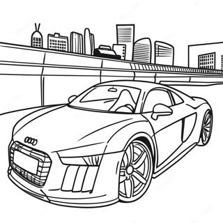 Audi Sportbil Racing Malarbok 36545-30463