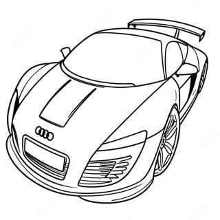 Audi Sportbil Racing Malarbok 36545-30464