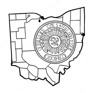 Ohio Stat Outline Malarbild 36795-30646