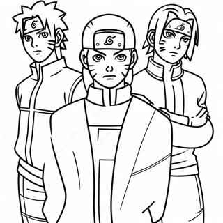 Naruto Akatsuki Medlemmar Malarbild 36826-30682