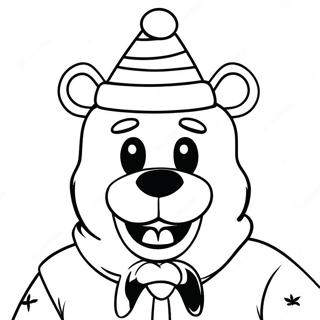 Freddy Fazbear I Tomteluva Malarbild 36916-30746