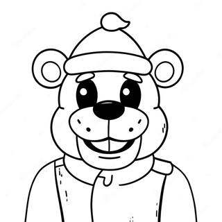 Freddy Fazbear I Tomteluva Malarbild 36916-30747