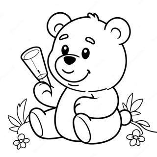 Chill Stoner Care Bear Malarbild 36936-30761