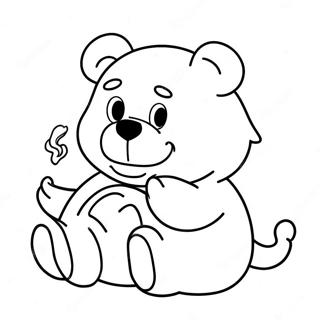 Chill Stoner Care Bear Malarbild 36936-30764