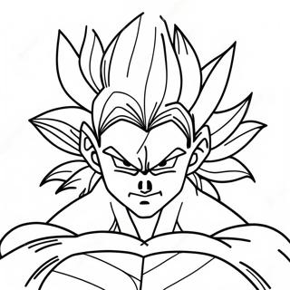 Majestatisk Super Saiyan 4 Transformation Malarbild 36996-30820