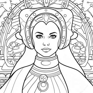 Padme Amidala Malarbild 37055-30855