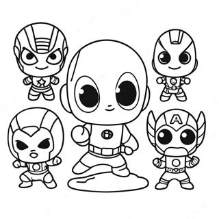 Sota Baby Marvel Chibi Avengers Malarbok 37185-30963