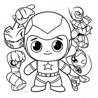 Sota Baby Marvel Chibi Avengers Malarbok 37185-30964