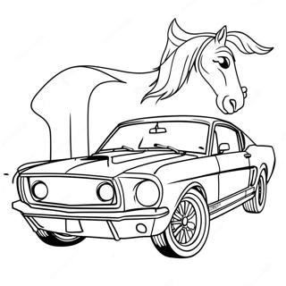 Klassisk Mustang Gt Farglaggningssida 3740-3038