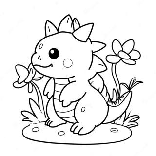 Sot Venusaur Med Blommor Malarbild 37516-31227