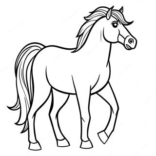 Malarbild Av Paint Horse 37555-31258