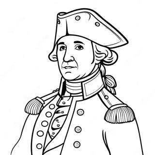 George Washington I Militaruniform Malarbild 37617-31315