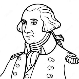 George Washington I Militaruniform Malarbild 37617-31316