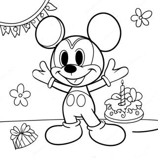 Grattis Pa Fodelsedagen Mickey Mouse Clubhouse Malarbild 37696-31374