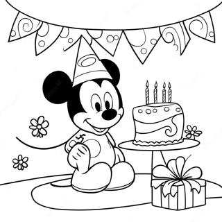 Grattis Pa Fodelsedagen Mickey Mouse Clubhouse Malarbild 37696-31376