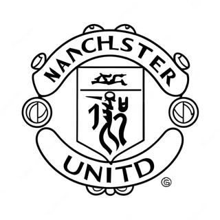 Manchester United Logotyp Malarbok 37797-31447