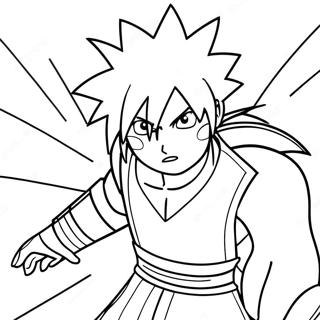 Sasuke Uchiha I Strid Malarbild 3821-3093