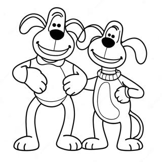 Wallace Och Gromit Malarbild 38246-31803